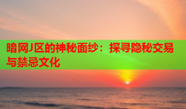 暗网J区的神秘面纱：探寻隐秘交易与禁忌文化