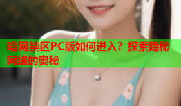 暗网禁区PC版如何进入？探索隐秘网络的奥秘