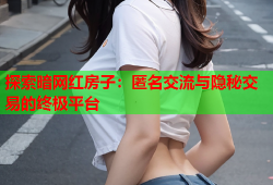 探索暗网红房子：匿名交流与隐秘交易的终极平台