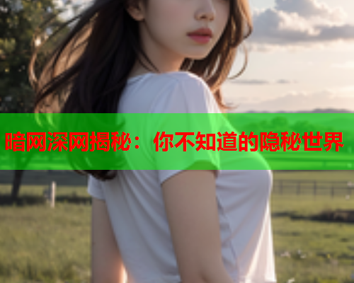 暗网深网揭秘：你不知道的隐秘世界