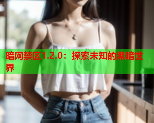 暗网禁区1.2.0：探索未知的黑暗世界