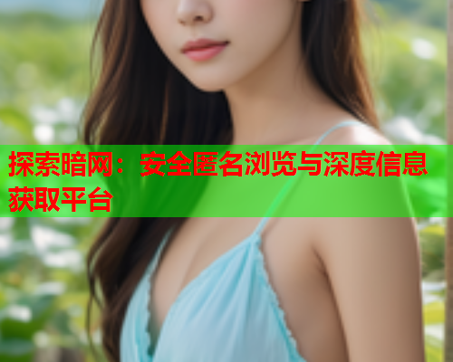 探索暗网：安全匿名浏览与深度信息获取平台