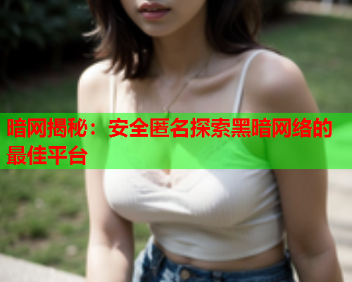 暗网揭秘：安全匿名探索黑暗网络的最佳平台